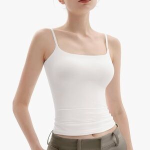 Pumiey White Tank Top